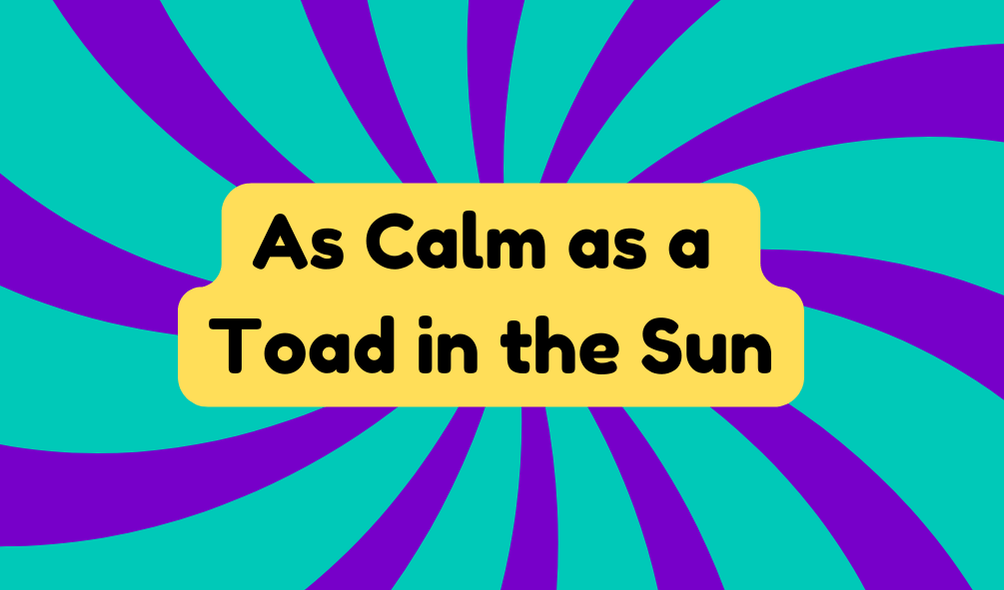 As Calm as a Toad in the Sun