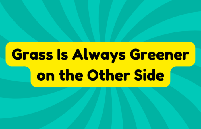 Grass Is Always Greener on the Other Side
