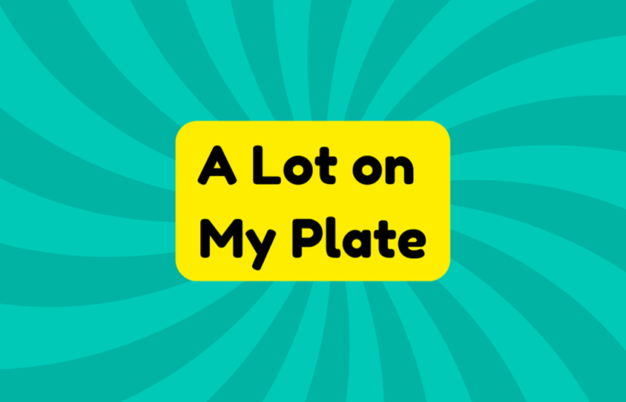 A Lot on My Plate