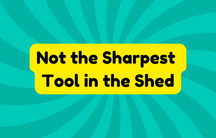 Not the Sharpest Tool in the Shed