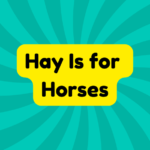 Hay Is for Horses 2 Hay Is for Horses