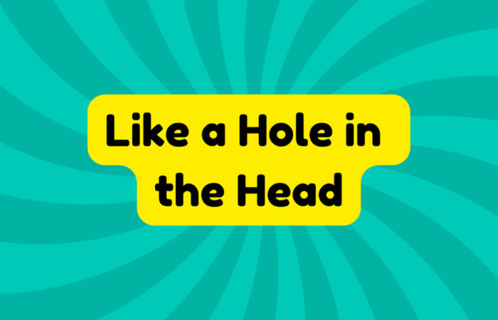Like a Hole in the Head