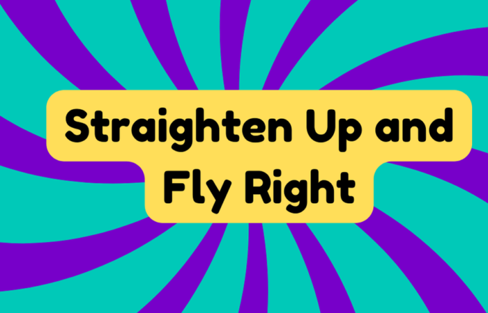 Straighten up and Fly Right