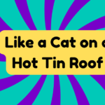 Like a Cat on a Hot Tin Roof