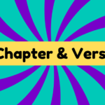 Chapter and Verse