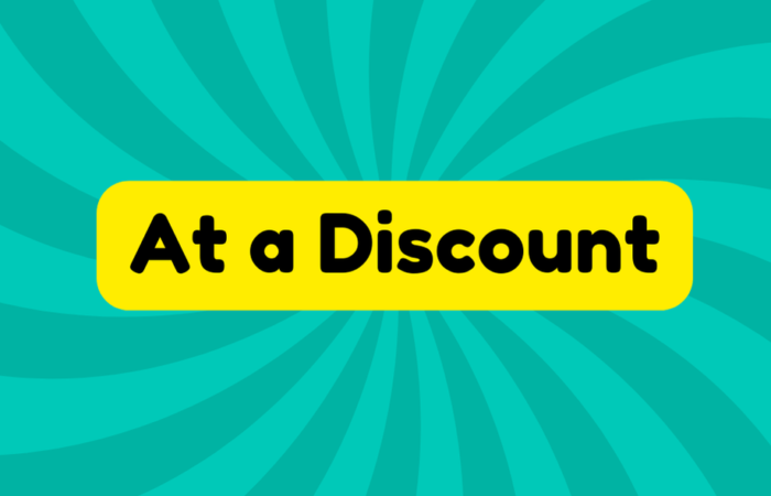 At a Discount