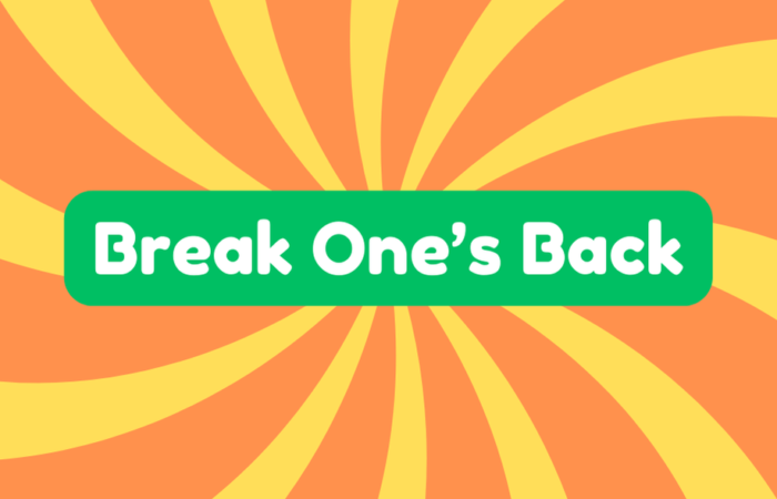 Break One's Back