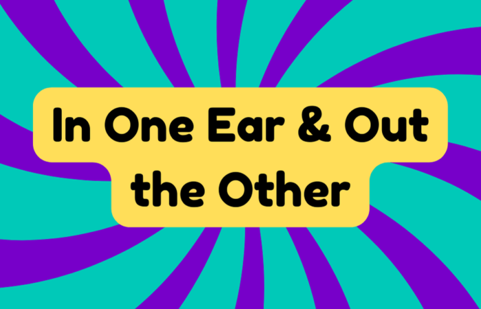 In One Ear and Out the Other