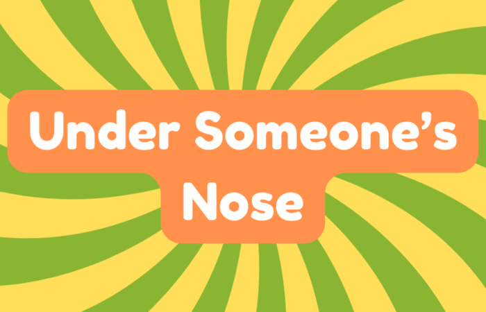 Under Someone's Nose