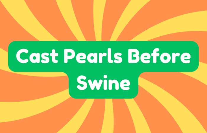 Cast Pearls Before Swine