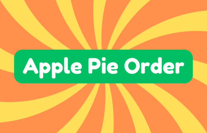 Apple Pie Order