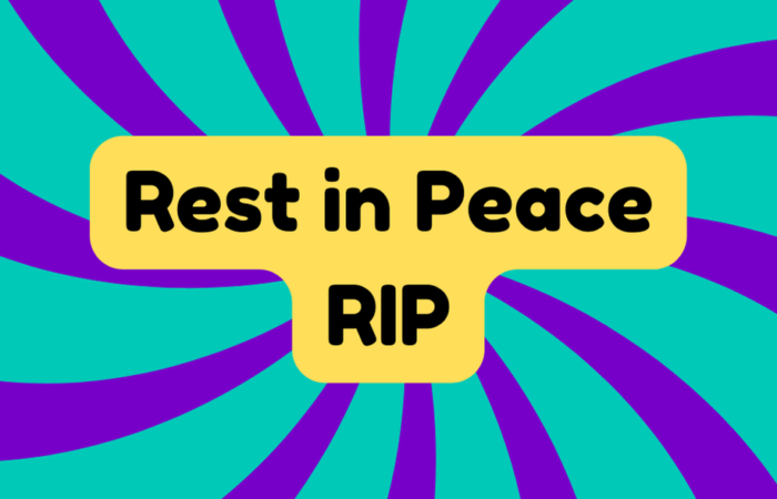Rest in Peace