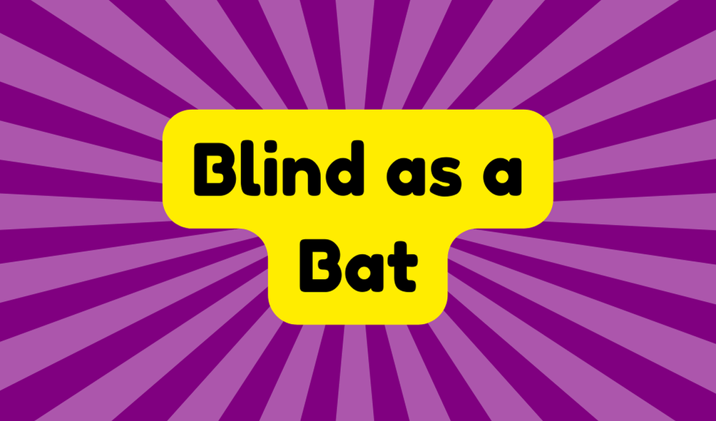 Blind as a Bat