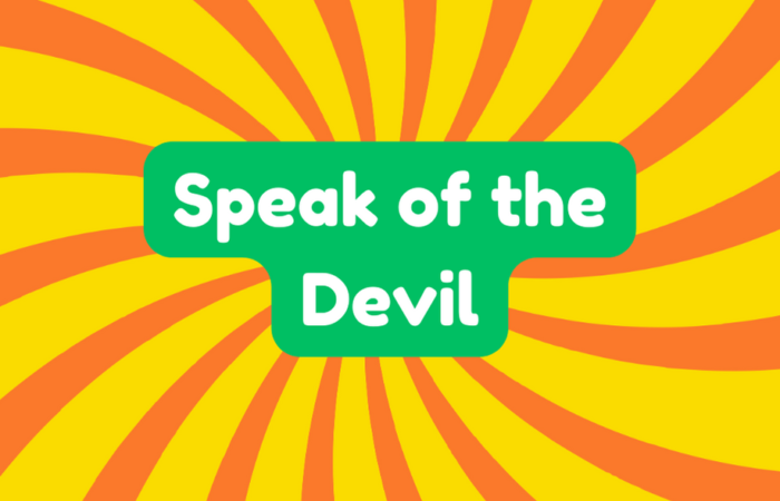 Speak of the Devil