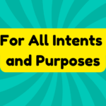 For All Intents and Purposes 3 For All Intents and Purposes