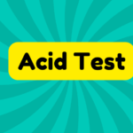 Acid Test 1 Acid Test