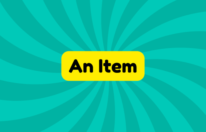 An Item