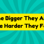The Bigger They Are the Harder They Fall 1 The Bigger They Are the Harder They Fall