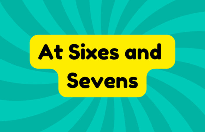 At Sixes and Sevens